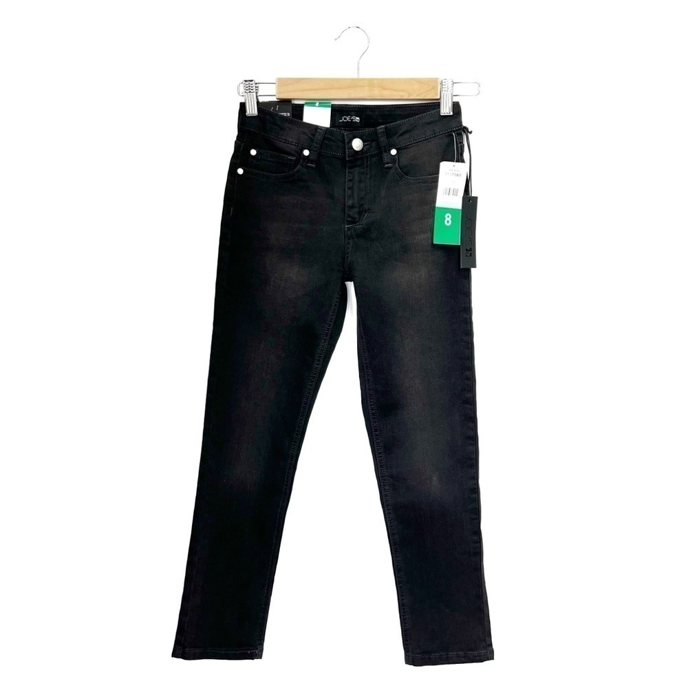 Joe’s Jeans Biaxton Straight + Narrow Boy’s Size 8 Black Denim New NWT